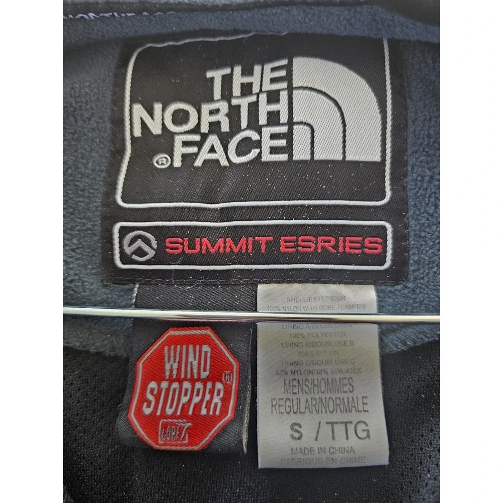 The North Face Summit Series‎ Windstopper Softshell Jacket Teal Black Sz. Small